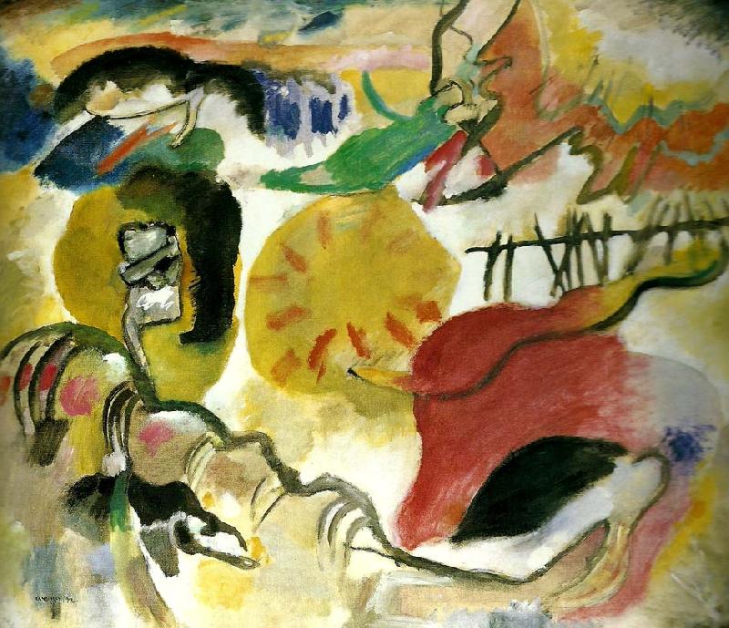 Wassily Kandinsky improviseation 27,garden of lov